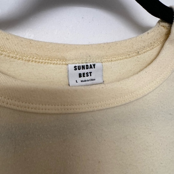 Sunday Best BestHug™ Little Ribbed T-Shirt - Size Large - Picture 3 of 4